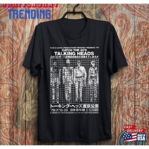Talking Heads Japan Tour Tshirt Shirt Classic